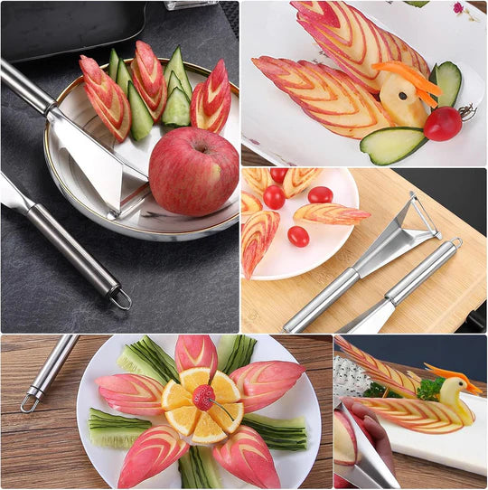 Crivita™ – Triangular Fruit Carving Knife