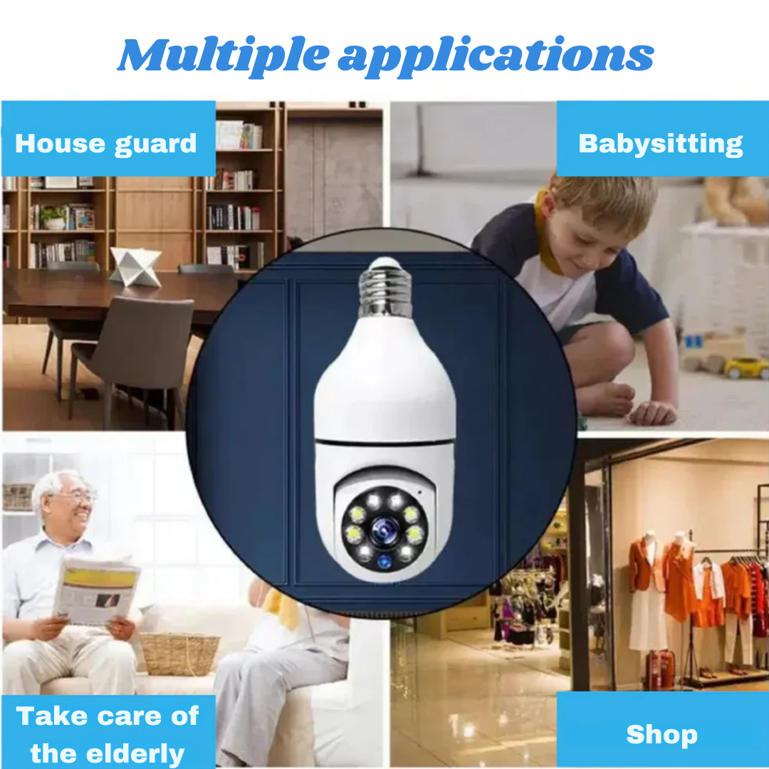 SpyBulb™ - Security Wifi Light Bulb Camera