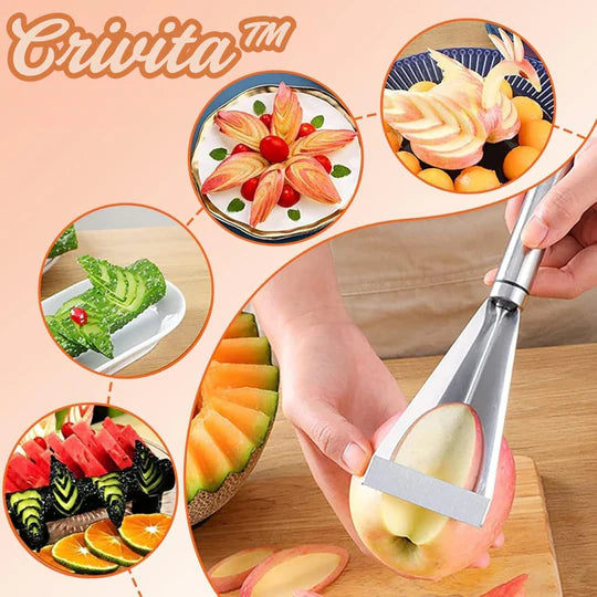 Crivita™ – Triangular Fruit Carving Knife