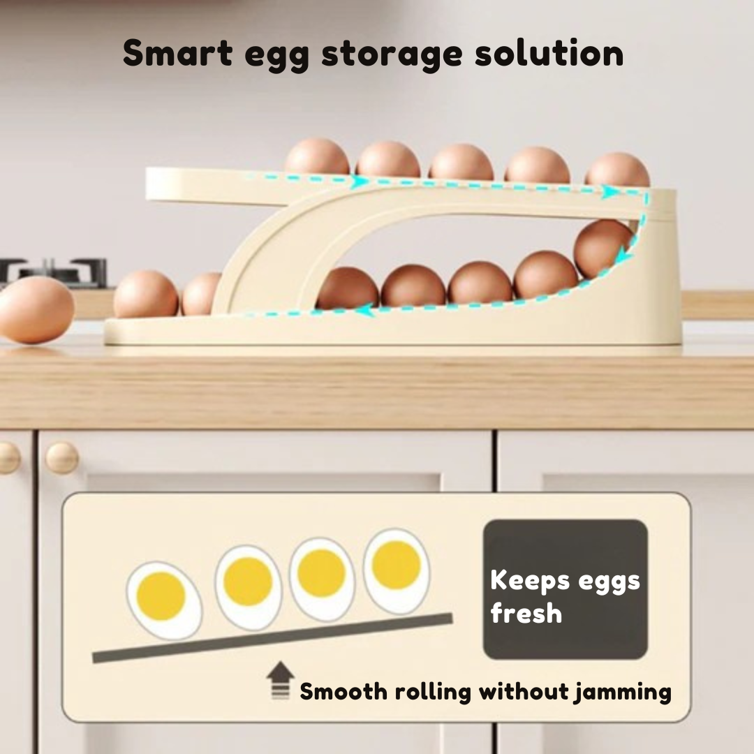EggScroller™ – Automatic Rolling Egg Rack (1+1 FREE)