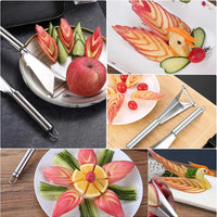Crivita™ – Triangular Fruit Carving Knife