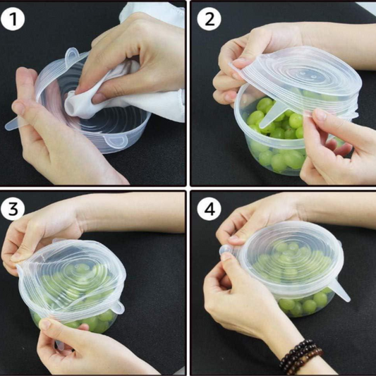 EcoLid™ | Silicone Container Covers (1+1 SET FREE)