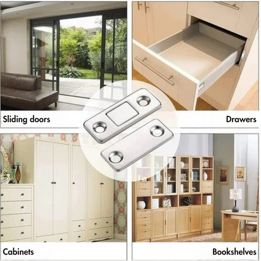 InvisiLock™ – Invisible Cabinet Door Magnets (Set of 4)