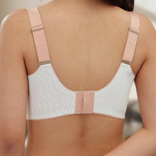Sharon™ - Embossed Lace Bra With Scalloped Neckline