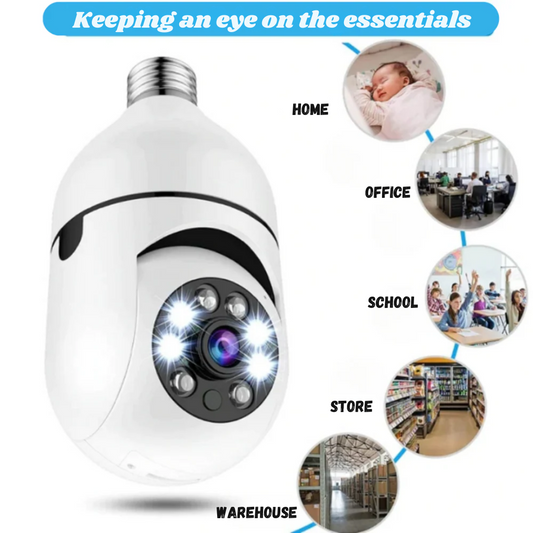 SpyBulb™ - Security Wifi Light Bulb Camera