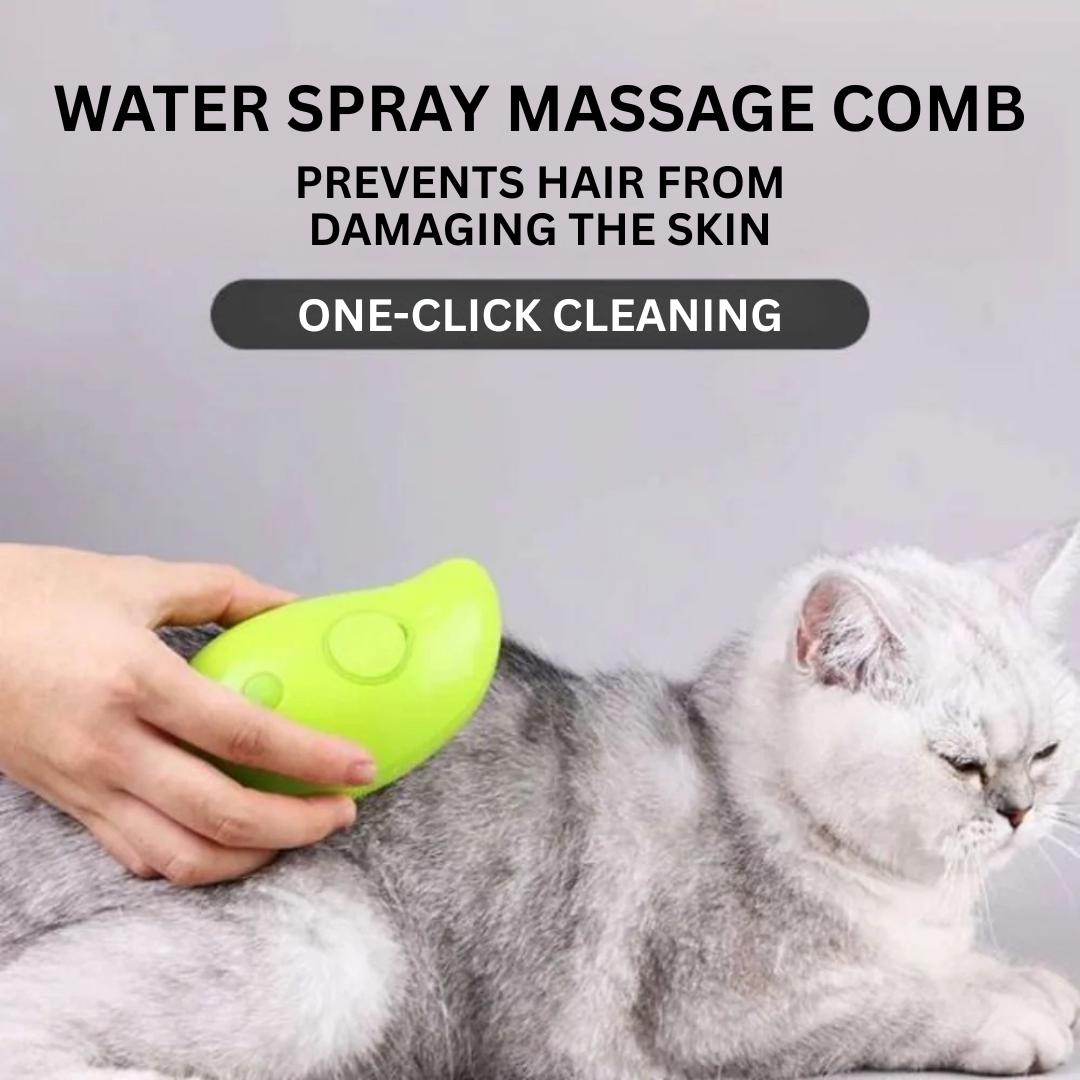 PetRelaxa™ – Water Spray Massage Comb