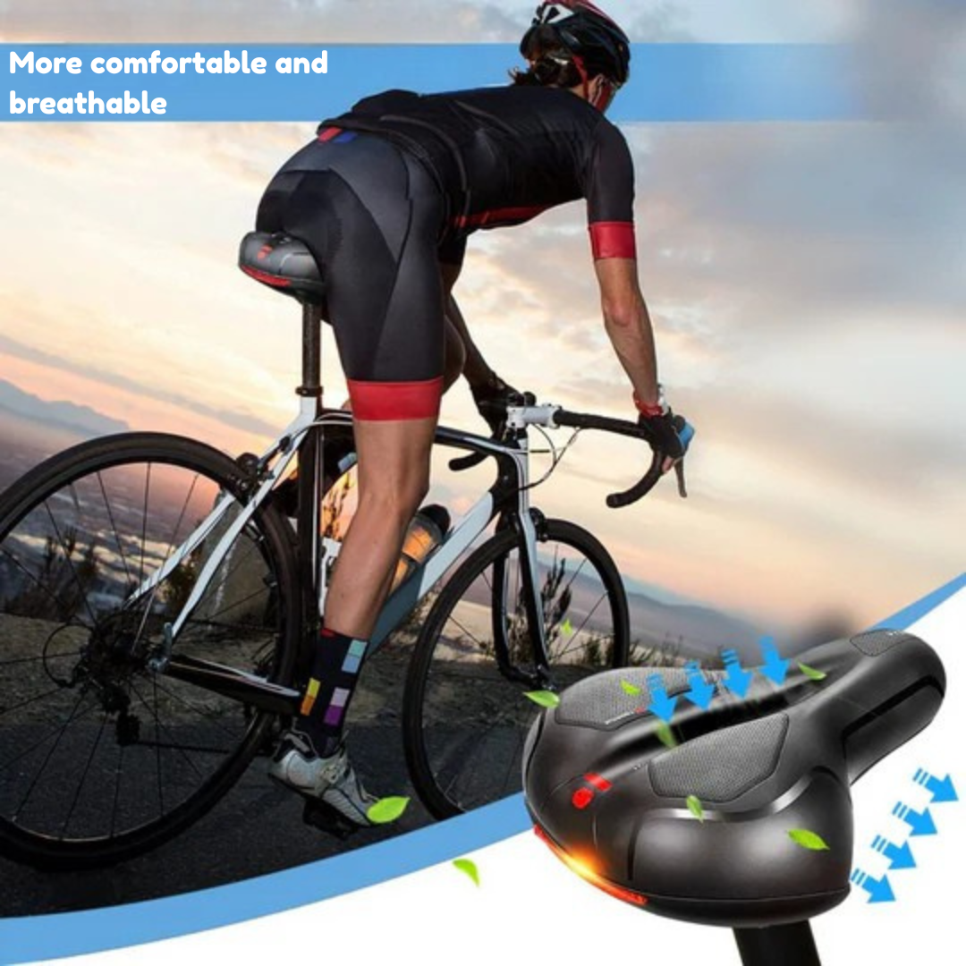 CloudRide™ – Breathable Hollow Bike Saddle