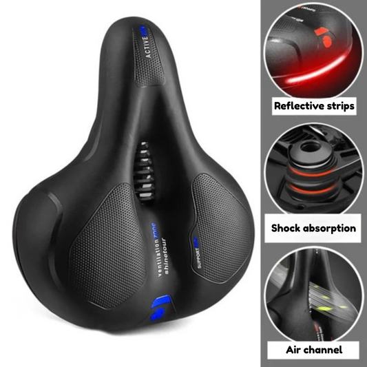 CloudRide™ – Breathable Hollow Bike Saddle